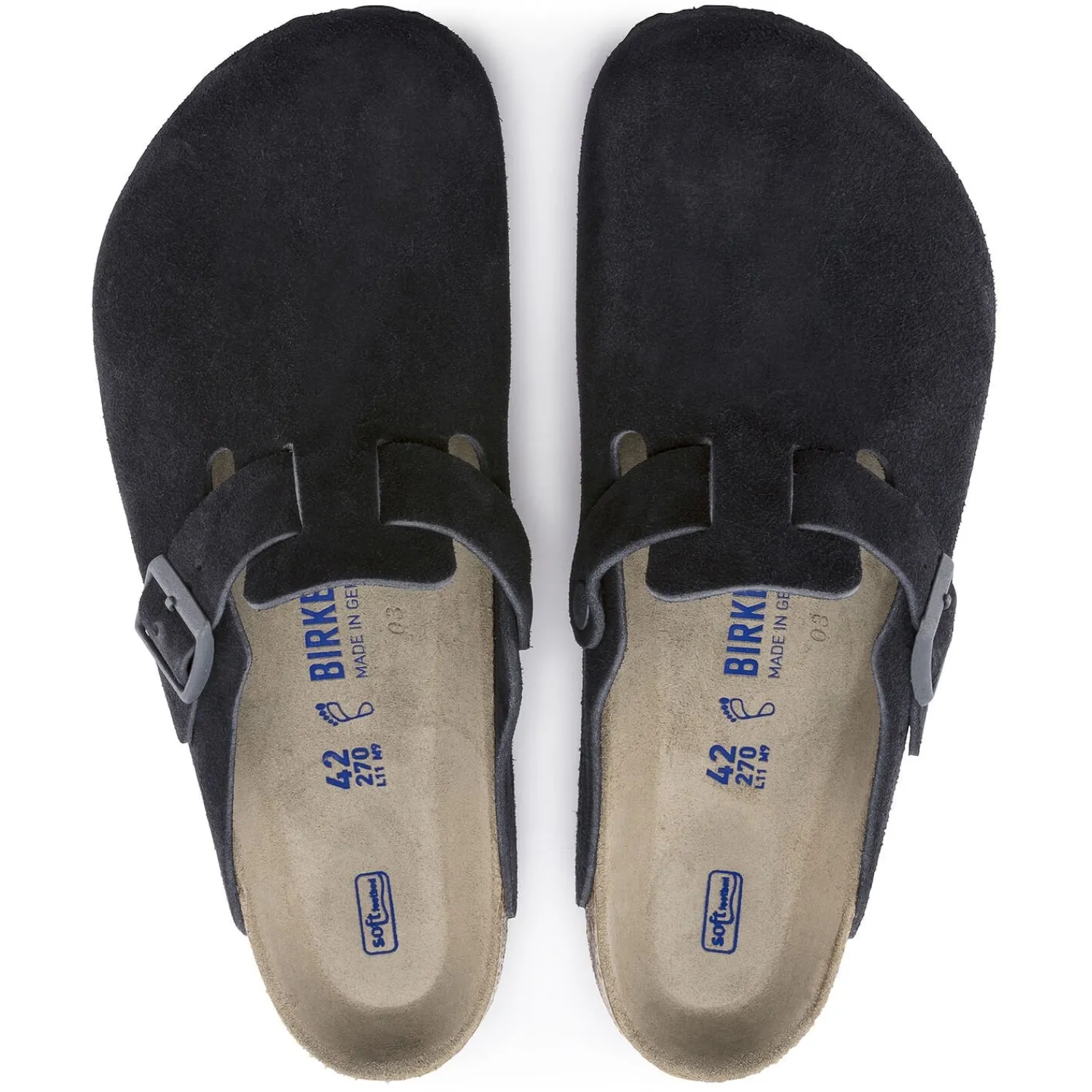 Heren Birkenstock Klompen En Muilen-Boston Zacht Voetbed