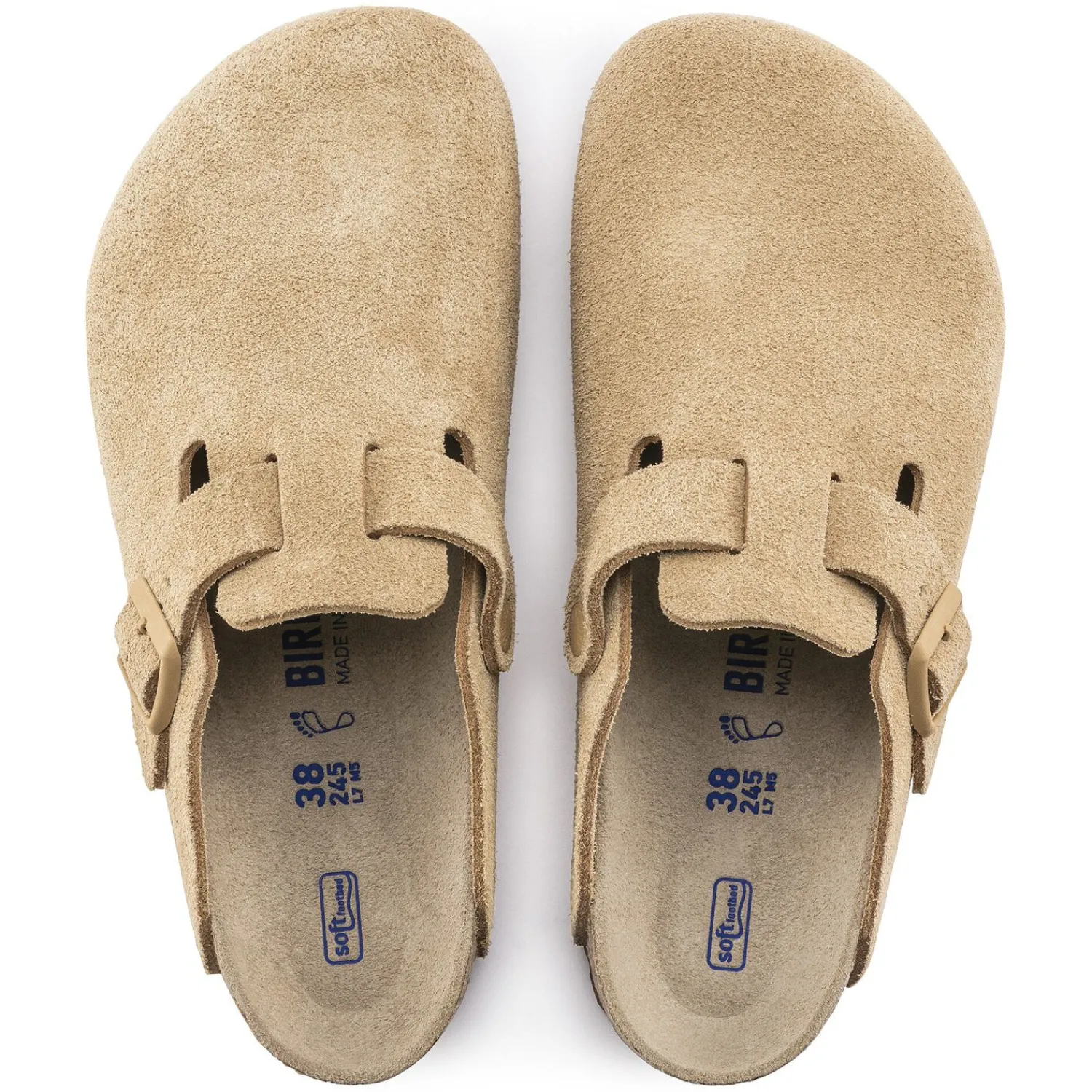 Heren Birkenstock Klompen En Muilen-Boston Zacht Voetbed