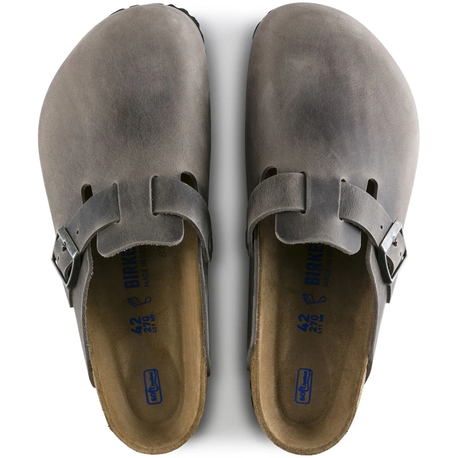 Heren Birkenstock Klompen En Muilen-Boston Zacht Voetbed
