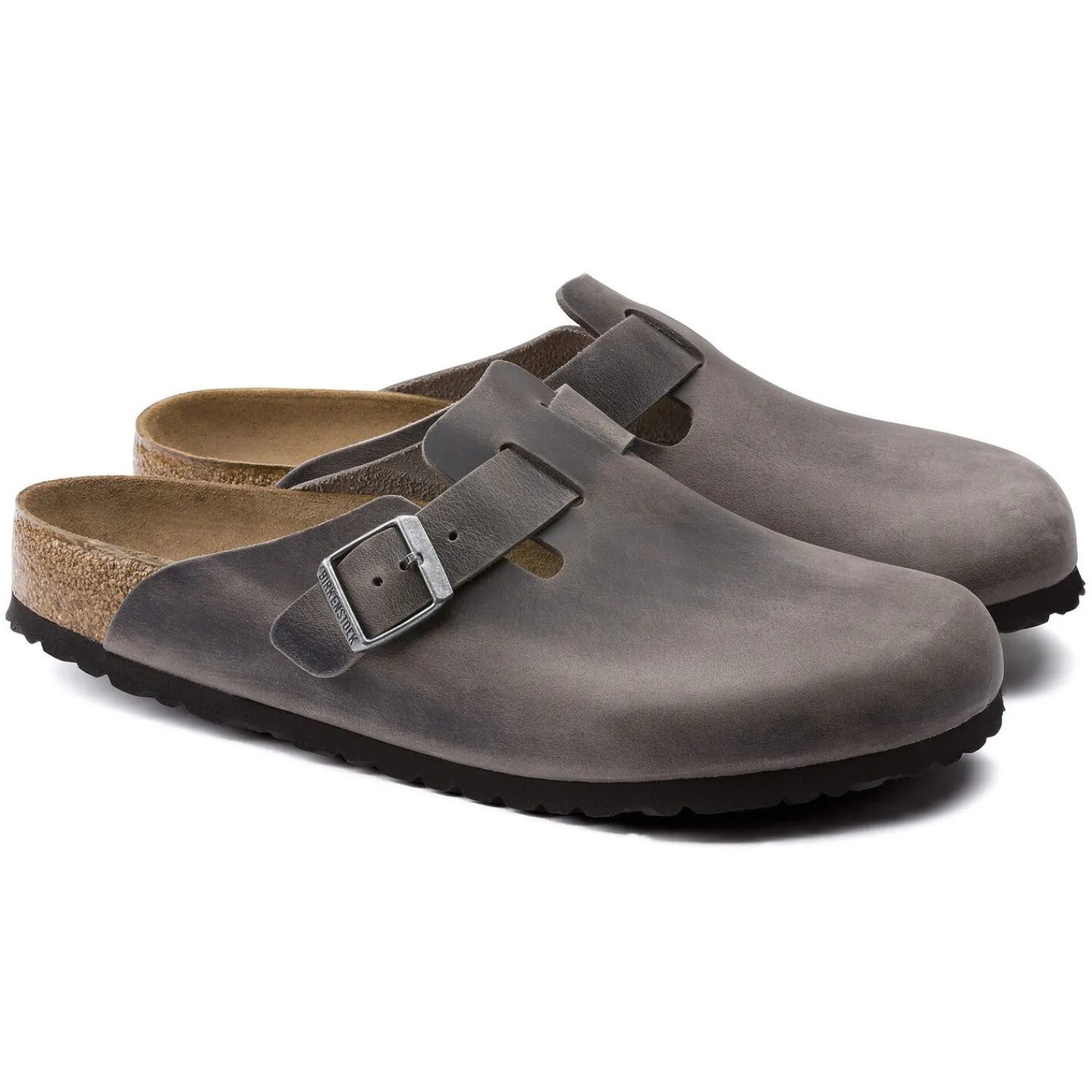 Heren Birkenstock Klompen En Muilen-Boston Zacht Voetbed