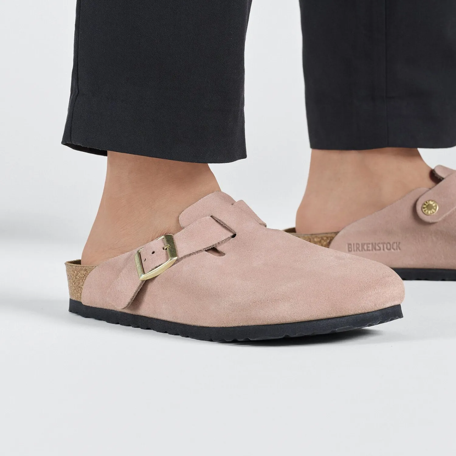 Heren Birkenstock Klompen En Muilen-Boston Zacht Voetbed