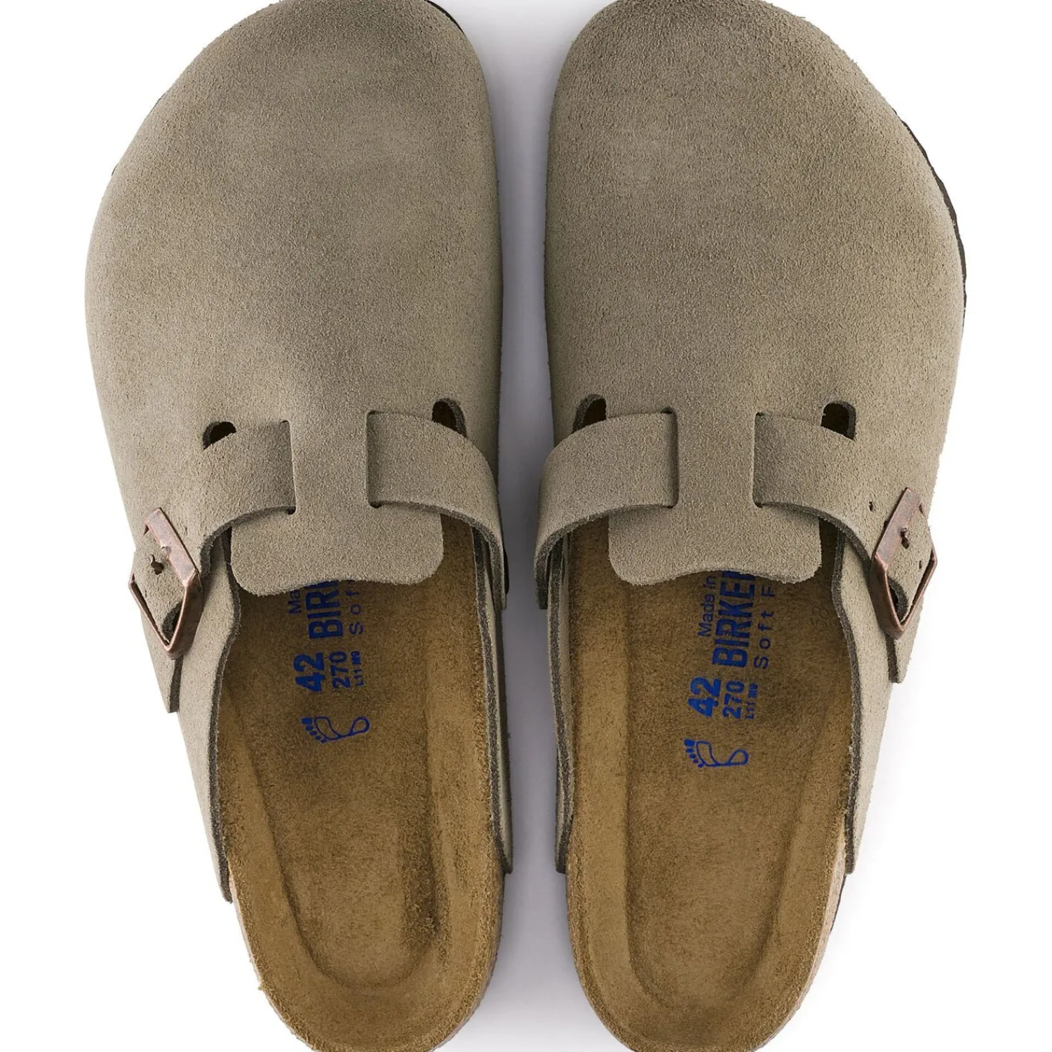Heren Birkenstock Klompen En Muilen-Boston Zacht Voetbed