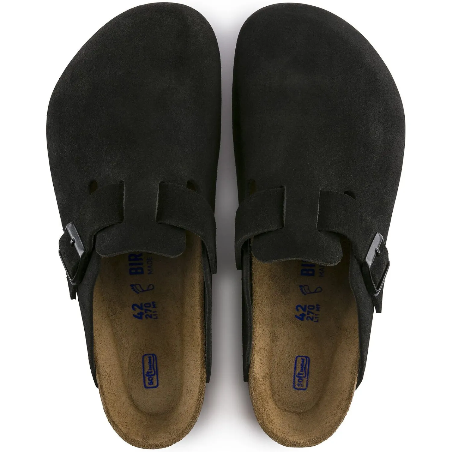Heren Birkenstock Klompen En Muilen-Boston Zacht Voetbed