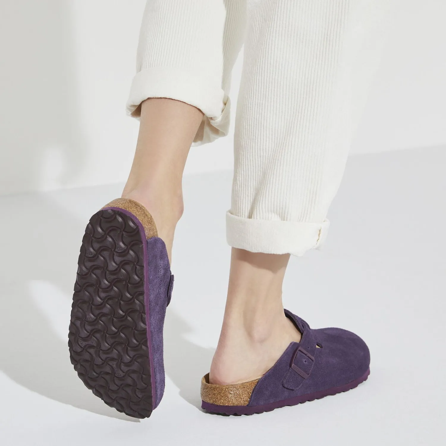 Dames Birkenstock Klompen En Muilen-Boston Zacht Voetbed