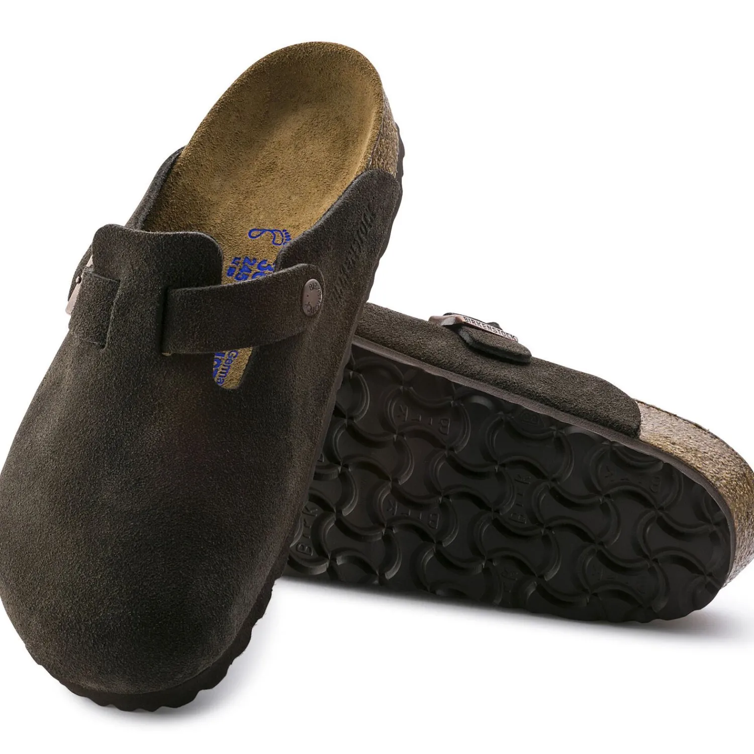 Heren Birkenstock Klompen En Muilen-Boston Zacht Voetbed