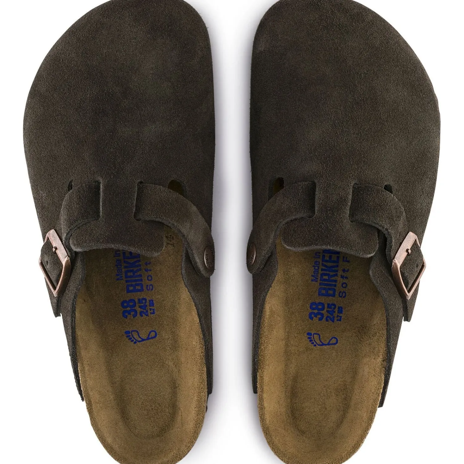 Heren Birkenstock Klompen En Muilen-Boston Zacht Voetbed