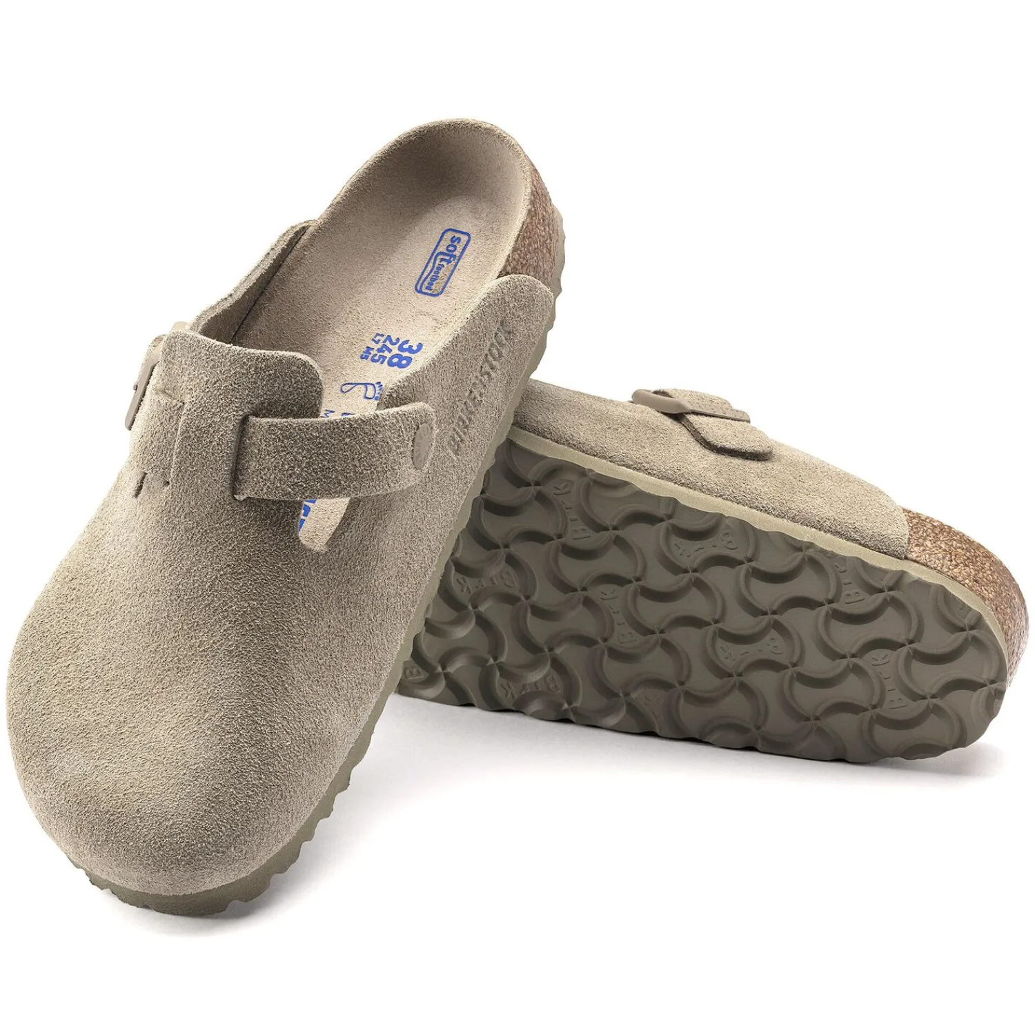 Heren Birkenstock Klompen En Muilen-Boston Zacht Voetbed