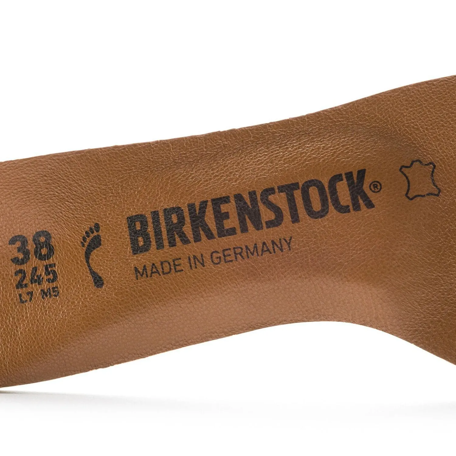 Dames Birkenstock Inlegzolen-Comfort Voetbedzool Teenvrij Leer
