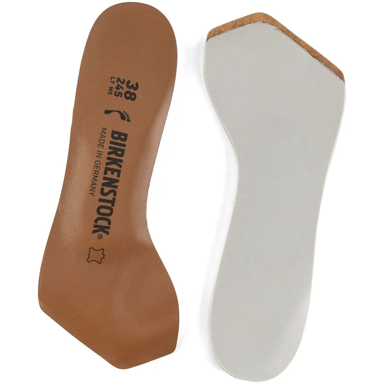 Dames Birkenstock Inlegzolen-Comfort Voetbedzool Teenvrij Leer