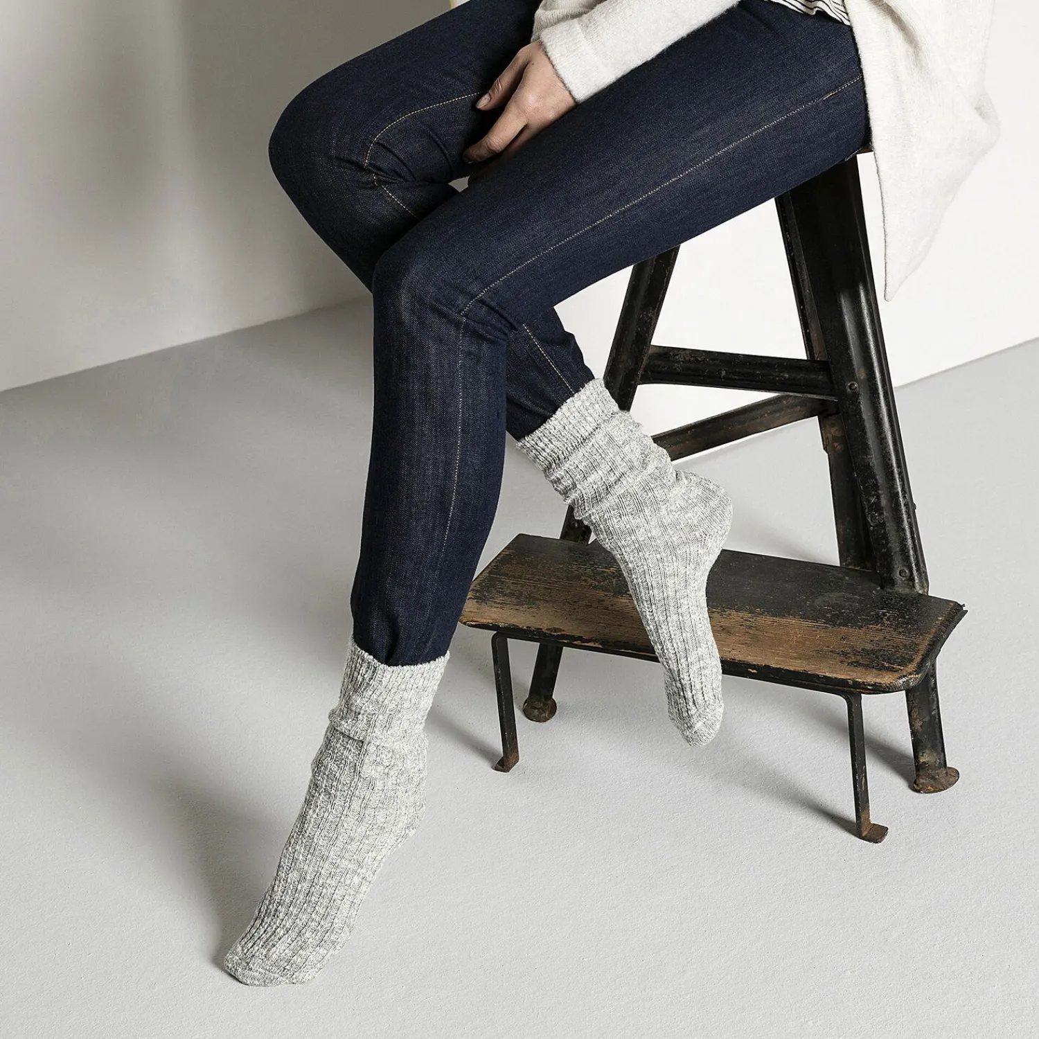 Heren Birkenstock Sokken-Cotton Slub Dames