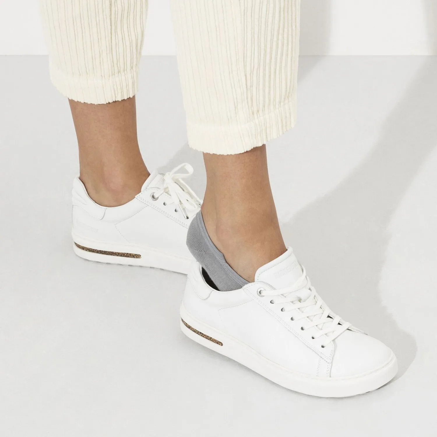 Heren Birkenstock Sokken-Cotton Sole Invisible Dames