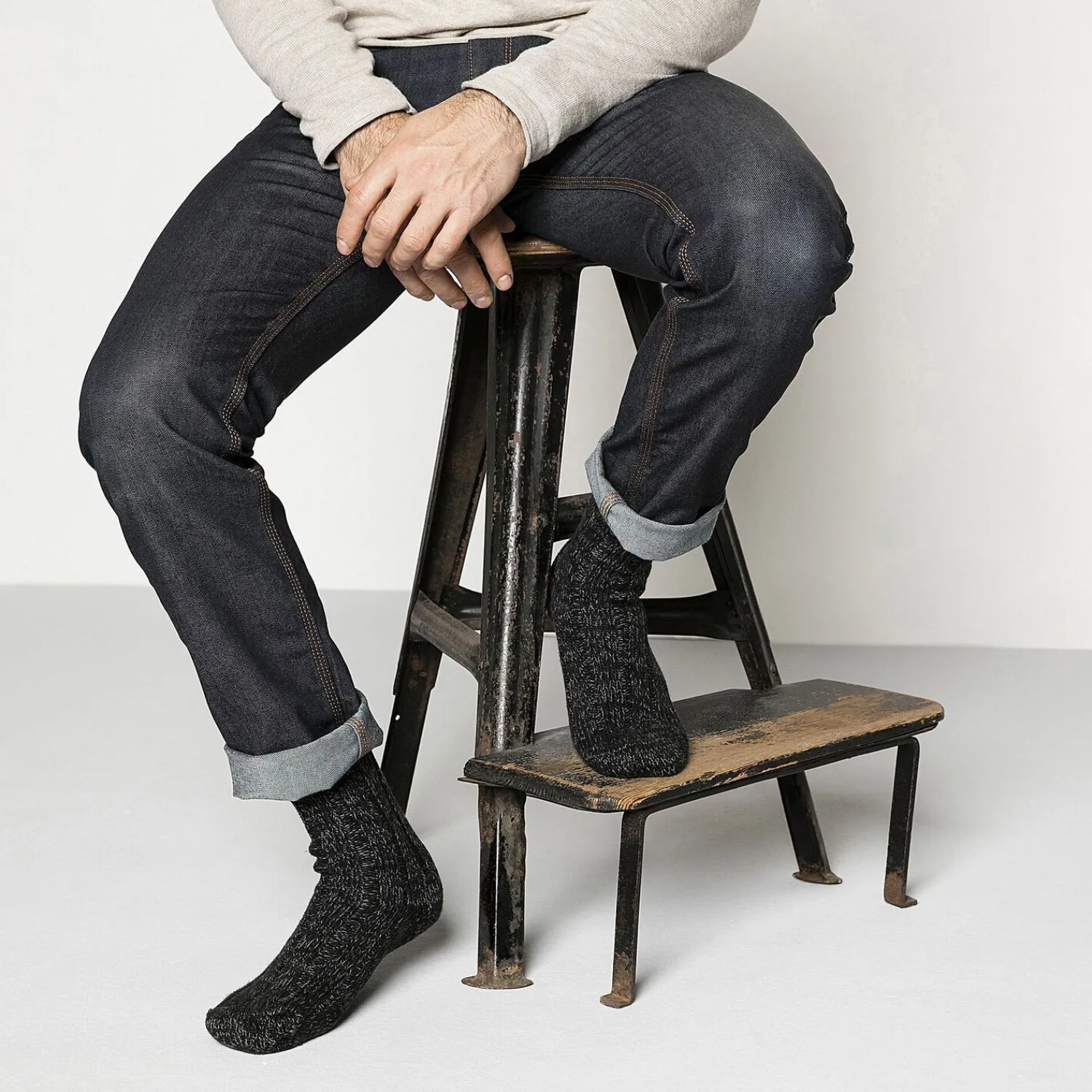Heren Birkenstock Sokken-Cotton Twist Heren