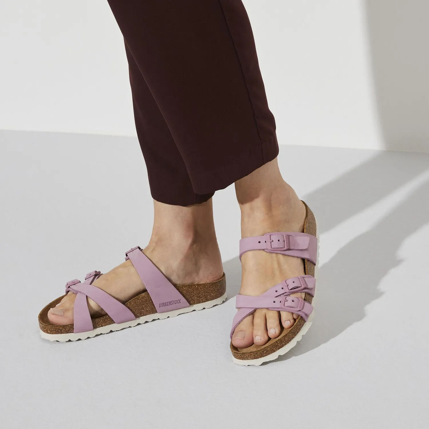 Dames Birkenstock Meer Riemen-Franca Zacht Voetbed