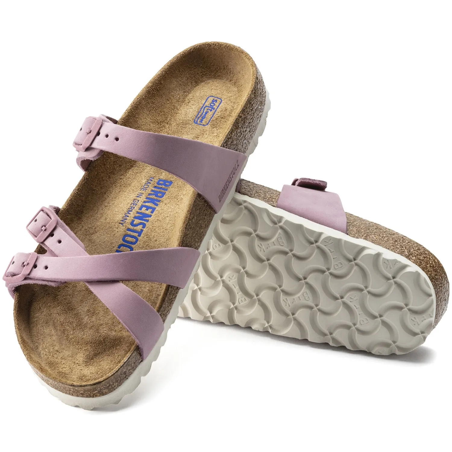 Dames Birkenstock Meer Riemen-Franca Zacht Voetbed