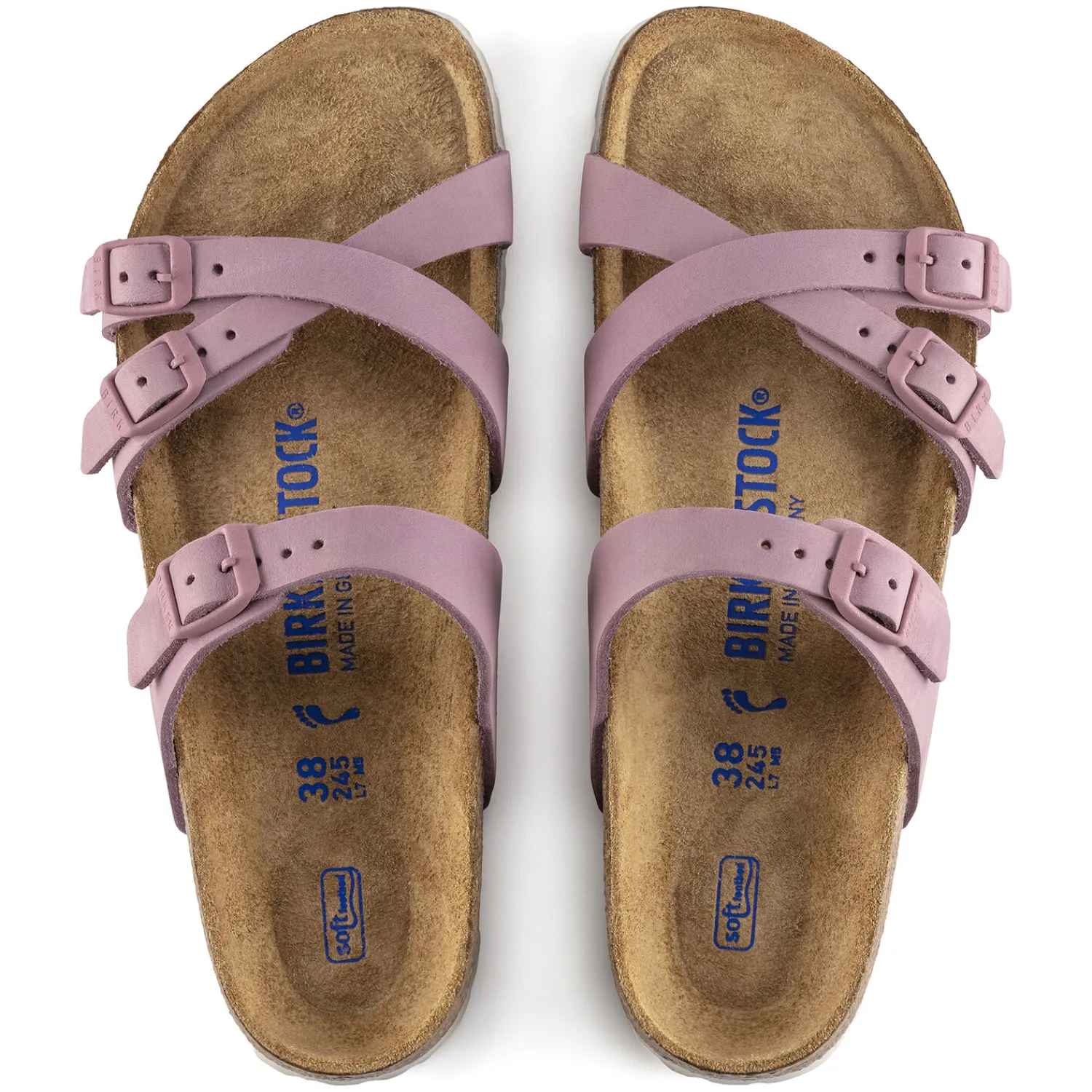 Dames Birkenstock Meer Riemen-Franca Zacht Voetbed
