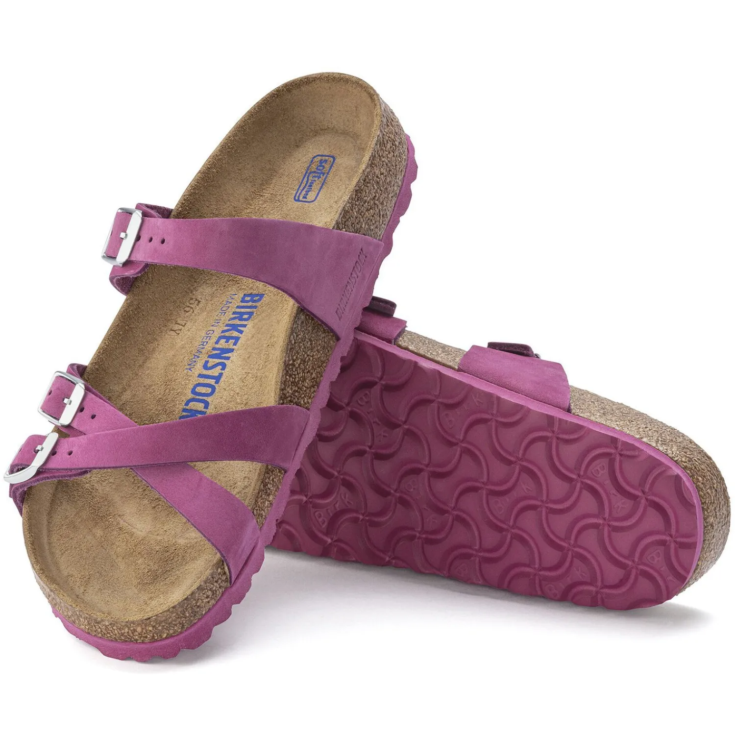 Dames Birkenstock Meer Riemen-Franca Zacht Voetbed