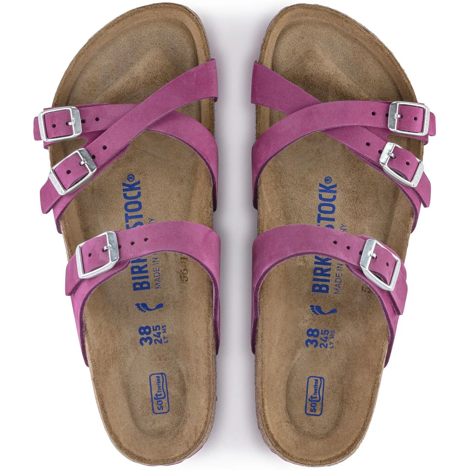 Dames Birkenstock Meer Riemen-Franca Zacht Voetbed