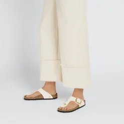Dames Birkenstock Teensandalen En -Slippers-Gizeh Big Buckle Rivet Logo