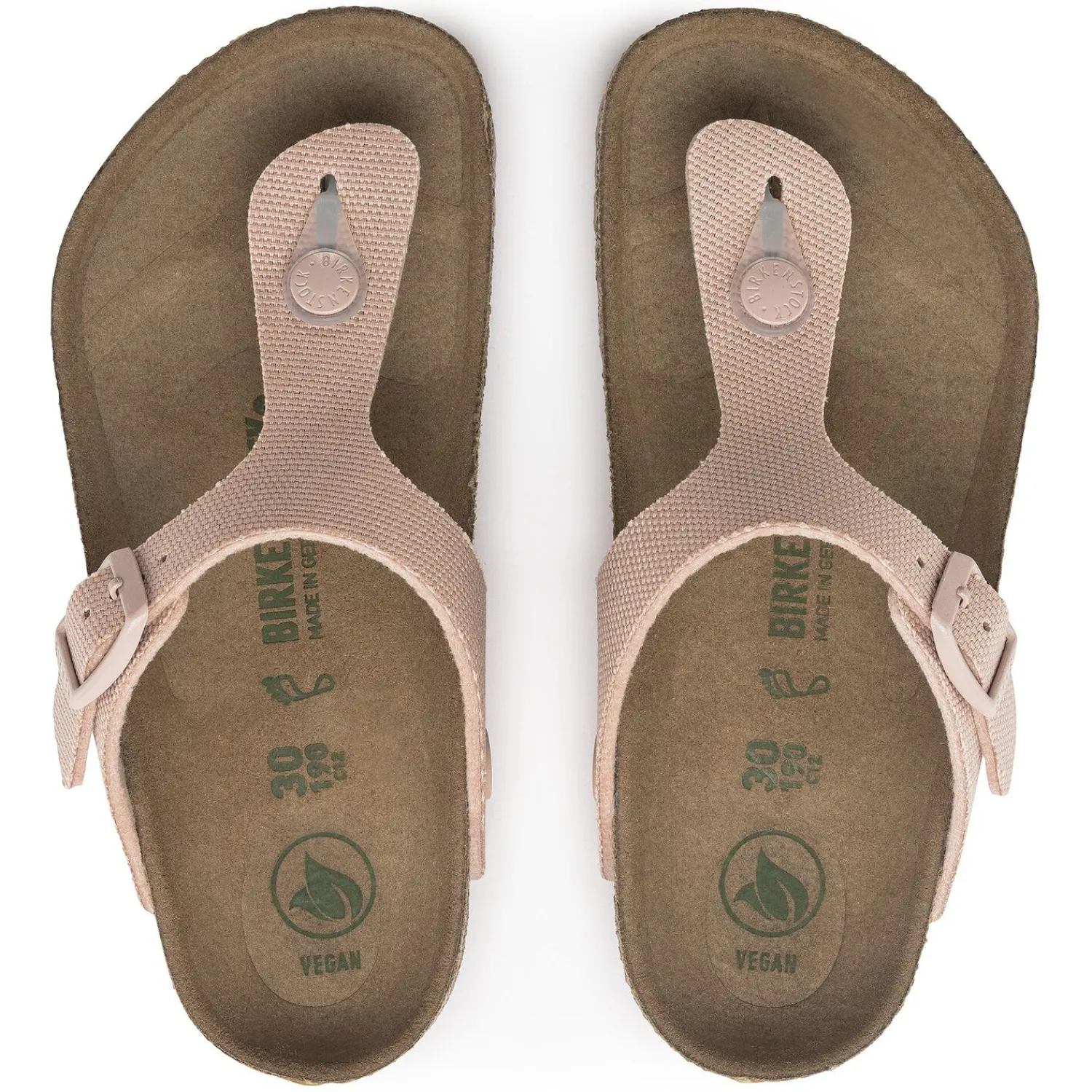 Kinderen Birkenstock Teenslippers-Gizeh Kids Rivet Logo