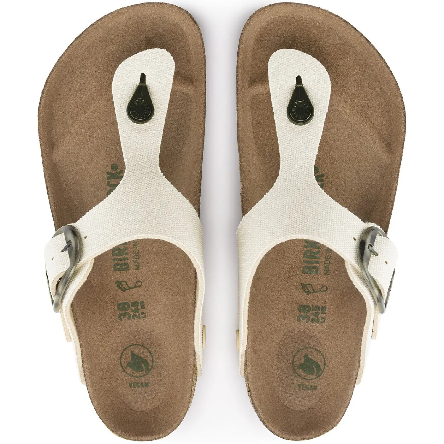 Dames Birkenstock Teensandalen En -Slippers-Gizeh Vegan Big Buckle