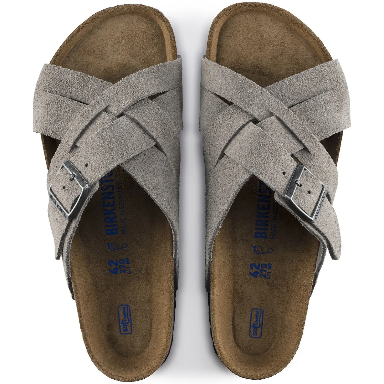 Dames Birkenstock Meer Riemen-Lugano Zacht Voetbed