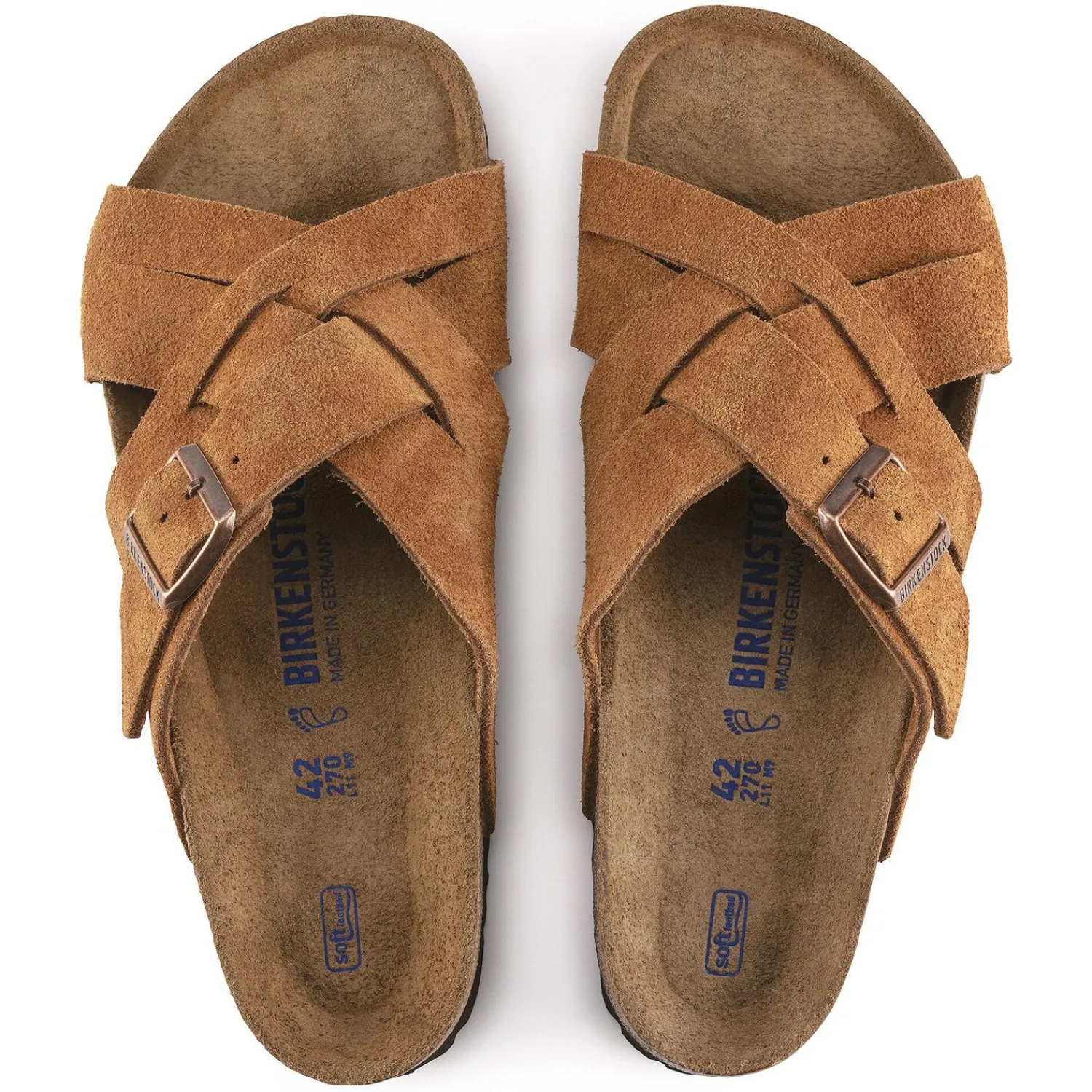 Dames Birkenstock Meer Riemen-Lugano Zacht Voetbed