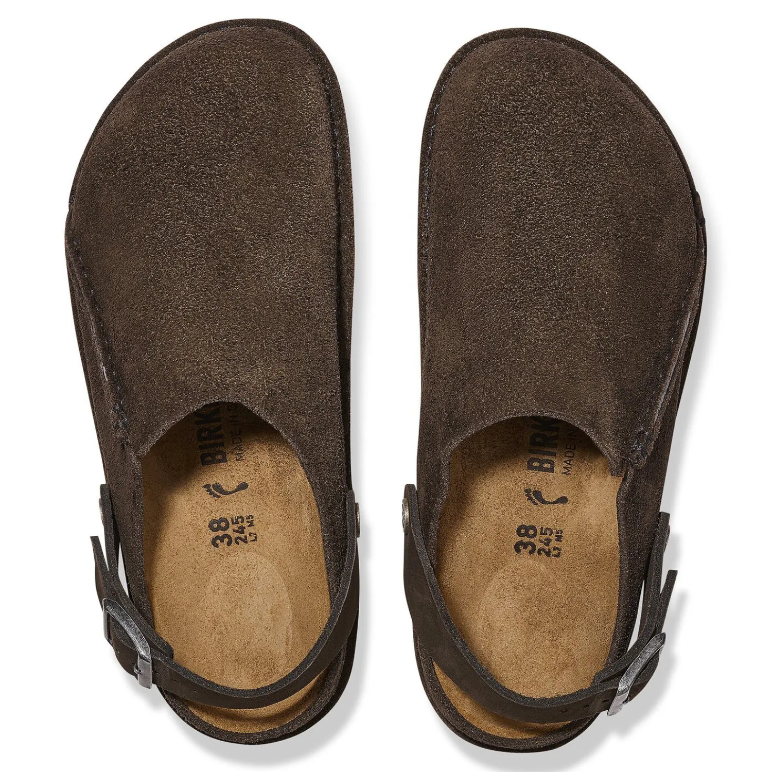 Heren Birkenstock Pantoffels-Lutry Premium Suede