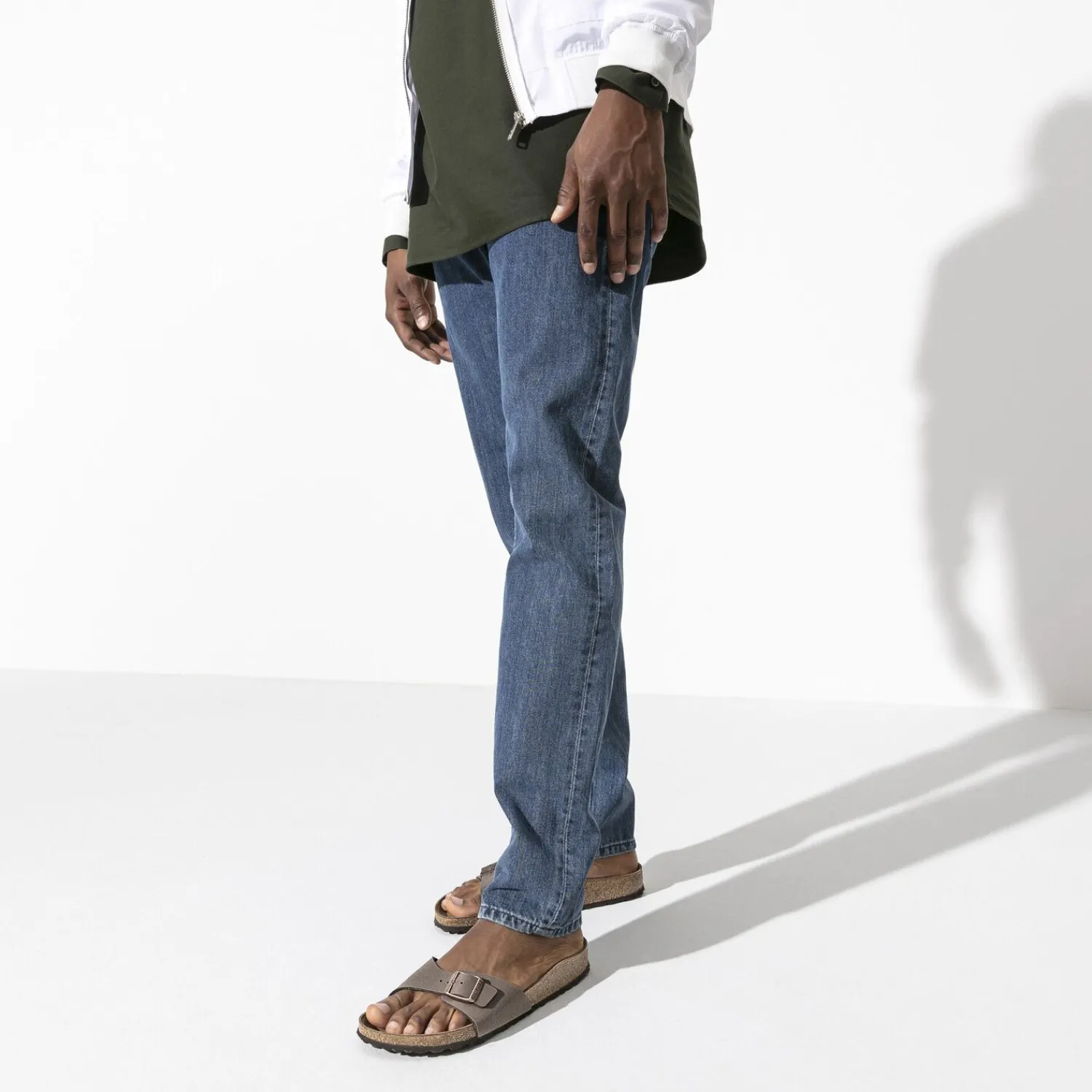 Heren Birkenstock Een Riem-Madrid