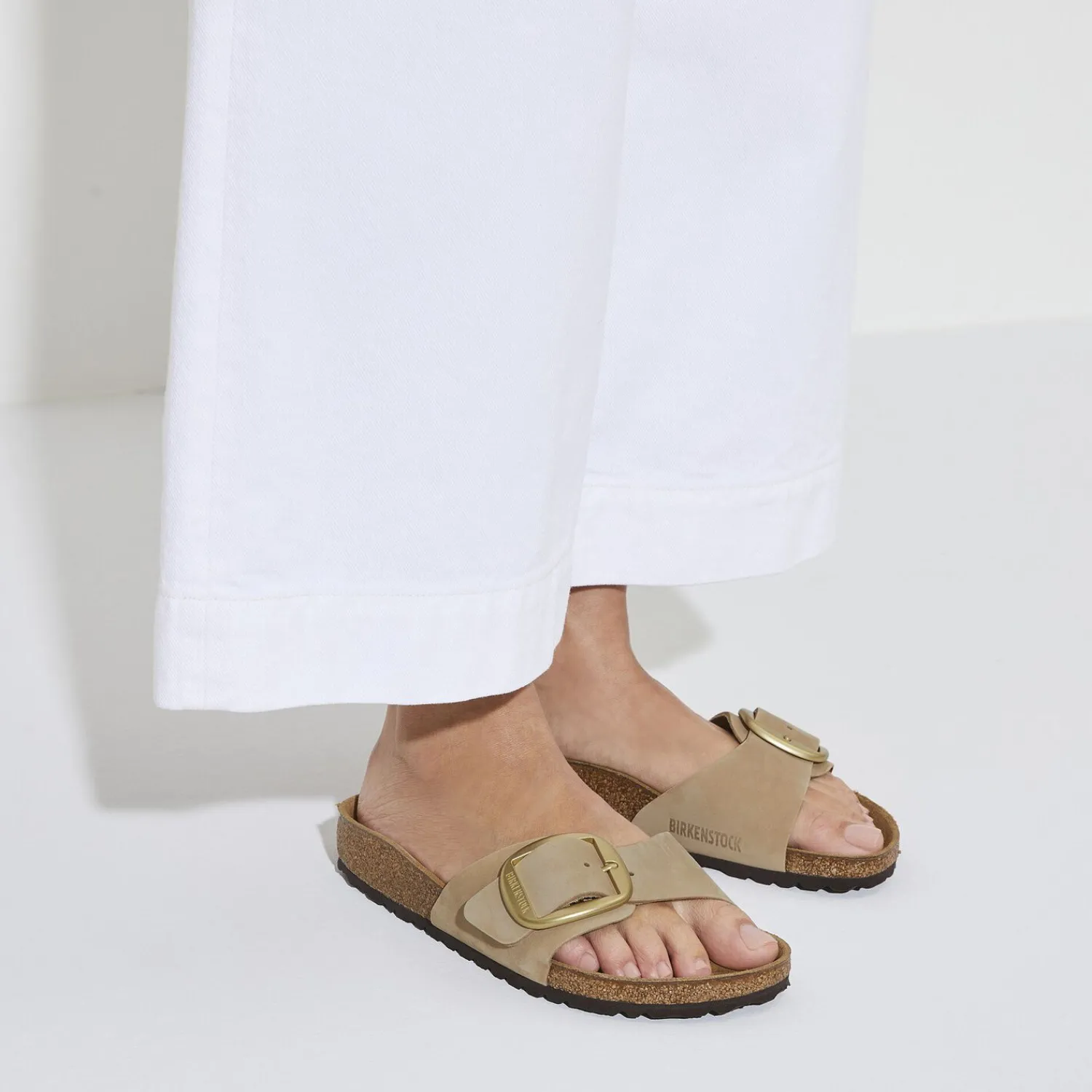 Dames Birkenstock Een Riem-Madrid Big Buckle