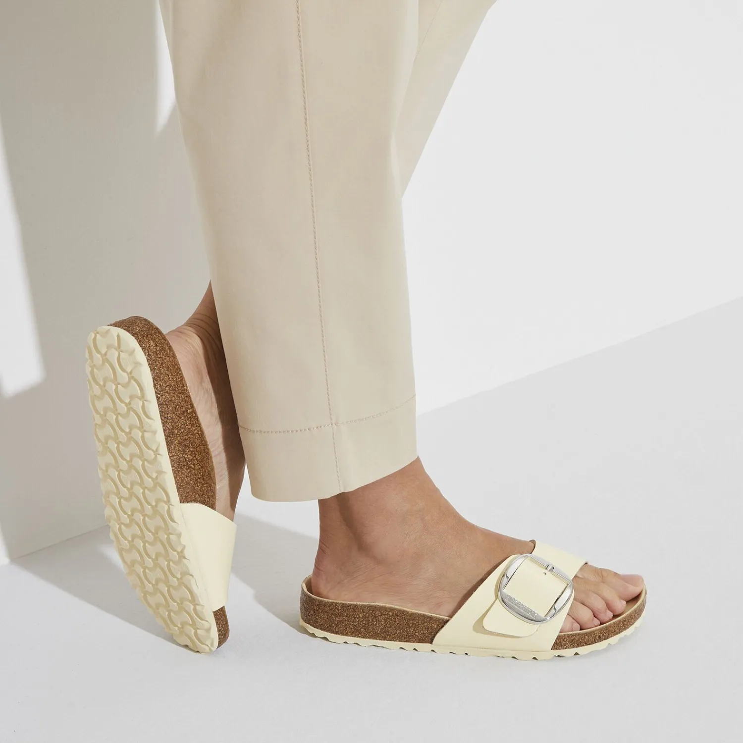 Dames Birkenstock Een Riem-Madrid Big Buckle