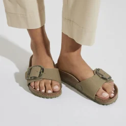 Dames Birkenstock Een Riem-Madrid Vegan Big Buckle