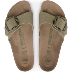 Dames Birkenstock Een Riem-Madrid Vegan Big Buckle
