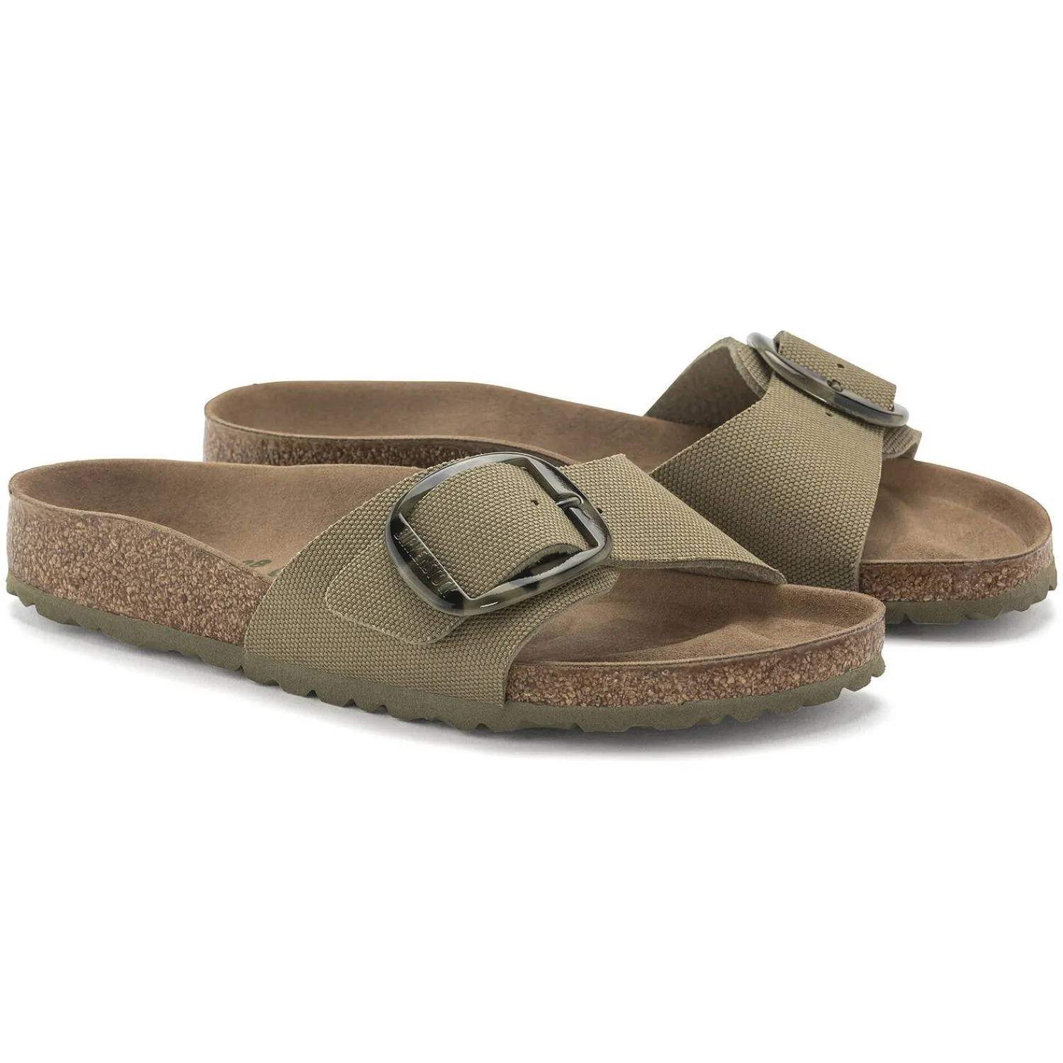 Dames Birkenstock Een Riem-Madrid Vegan Big Buckle