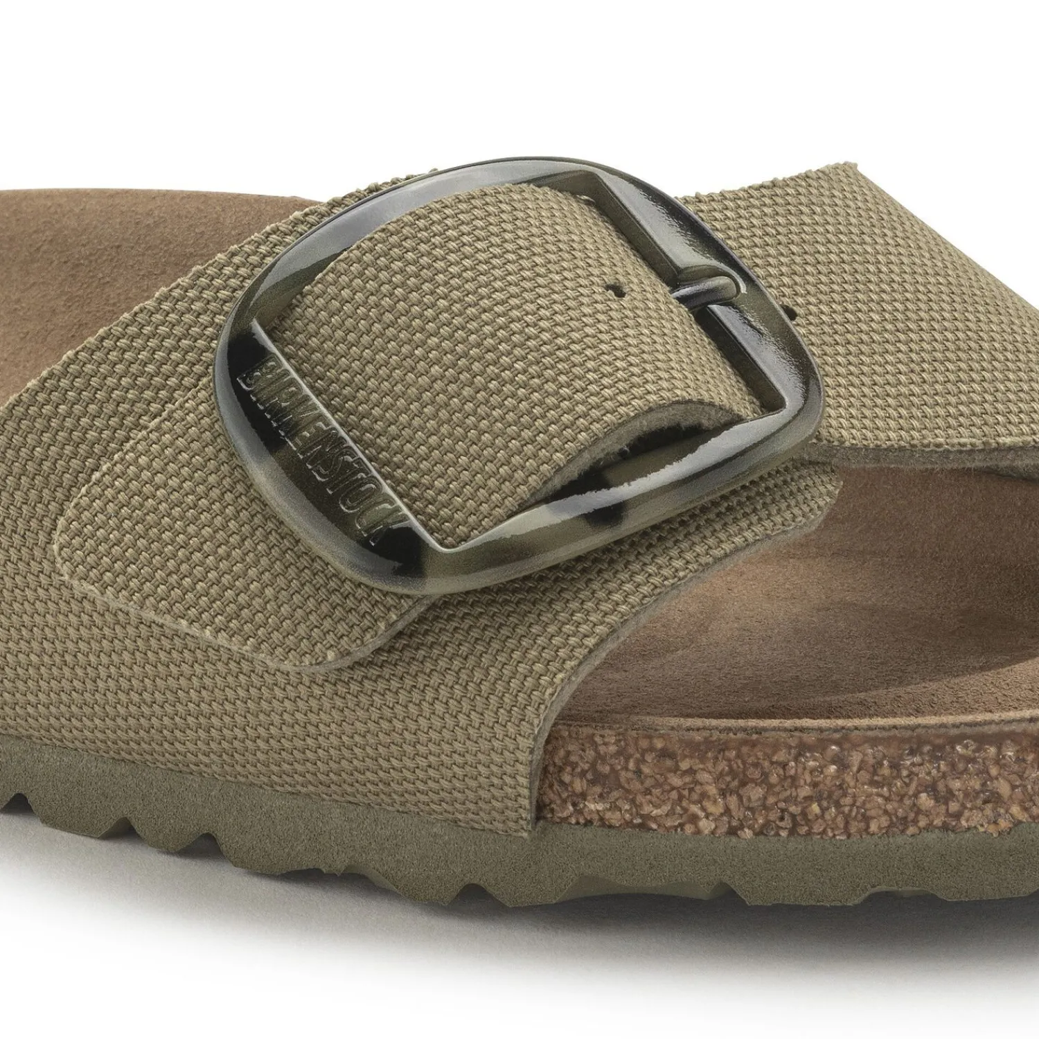 Dames Birkenstock Een Riem-Madrid Vegan Big Buckle