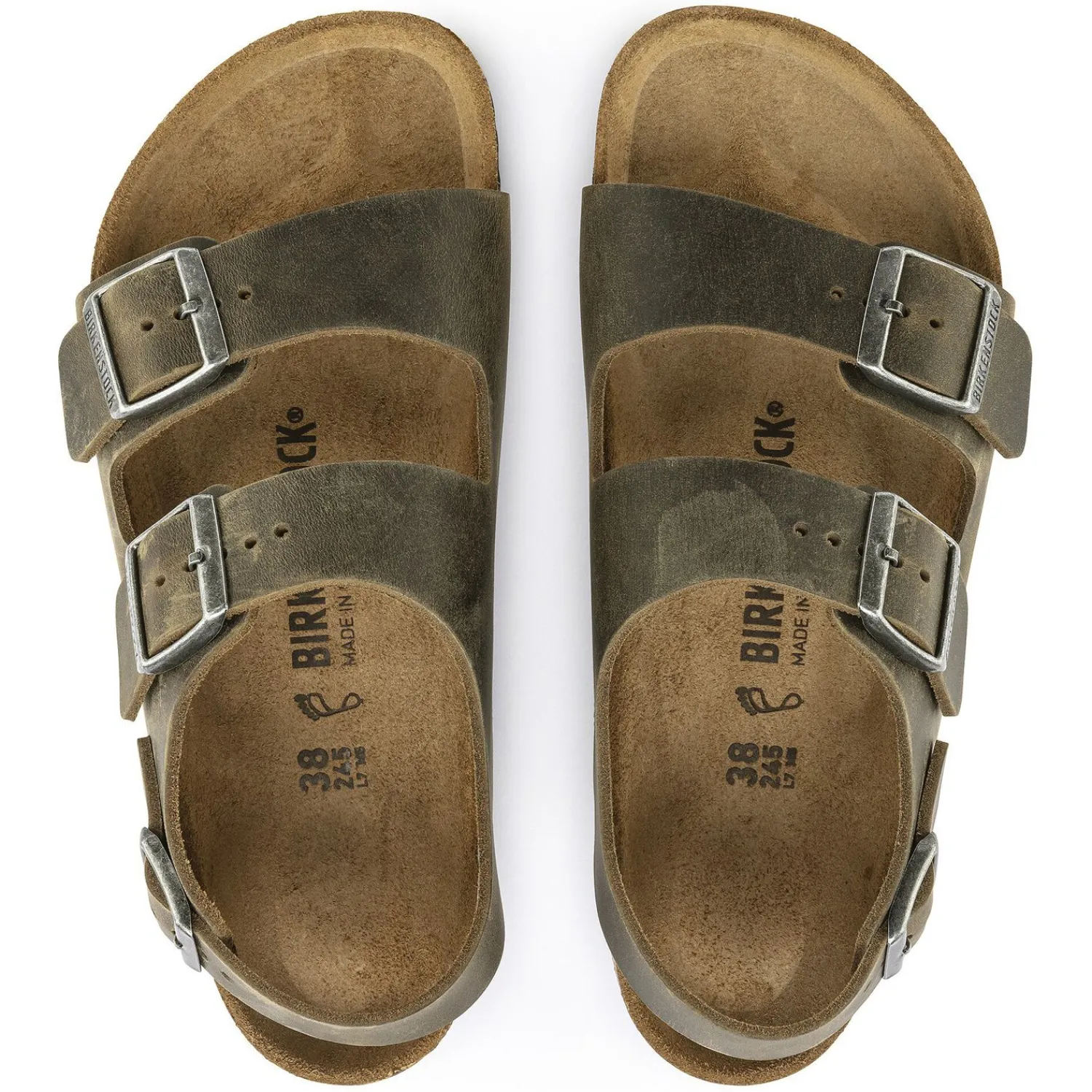 Heren Birkenstock Met Hielriem-Milano