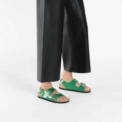 Dames Birkenstock Met Hielriem-Milano Big Buckle