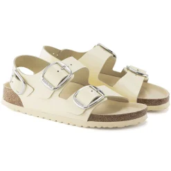 Dames Birkenstock Met Hielriem-Milano Big Buckle