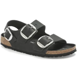 Dames Birkenstock Met Hielriem-Milano Big Buckle