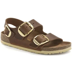 Dames Birkenstock Met Hielriem-Milano Big Buckle