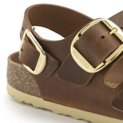 Dames Birkenstock Met Hielriem-Milano Big Buckle