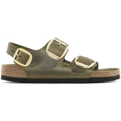 Dames Birkenstock Met Hielriem-Milano Big Buckle