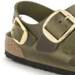 Dames Birkenstock Met Hielriem-Milano Big Buckle