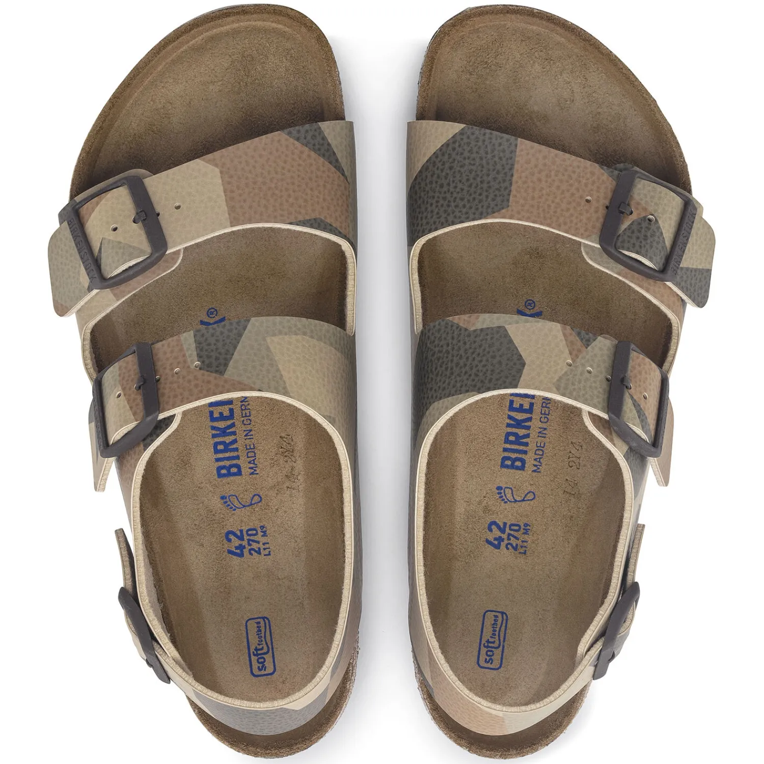 Heren Birkenstock Met Hielriem-Milano Bs