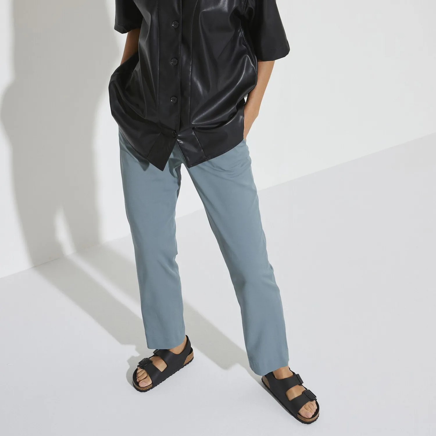 Heren Birkenstock Met Hielriem-Milano Bs