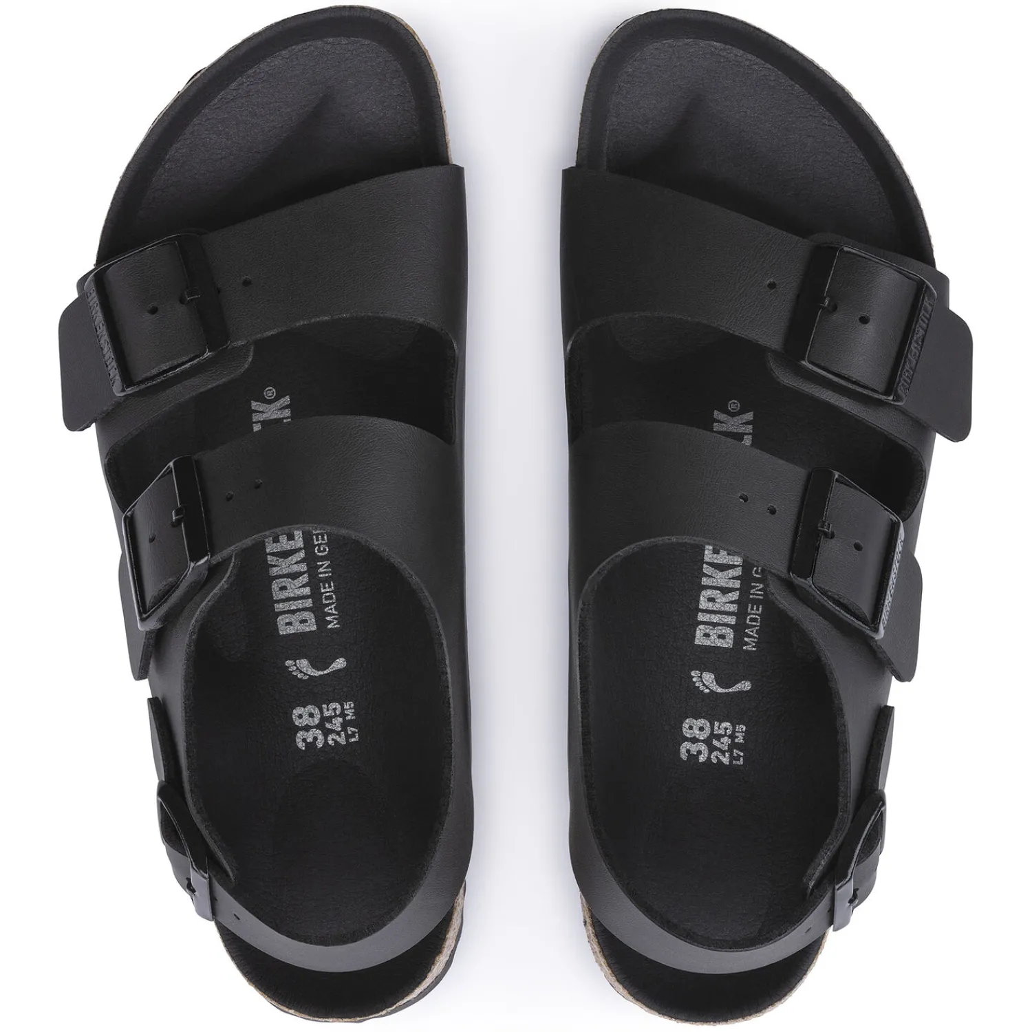 Heren Birkenstock Met Hielriem-Milano Bs