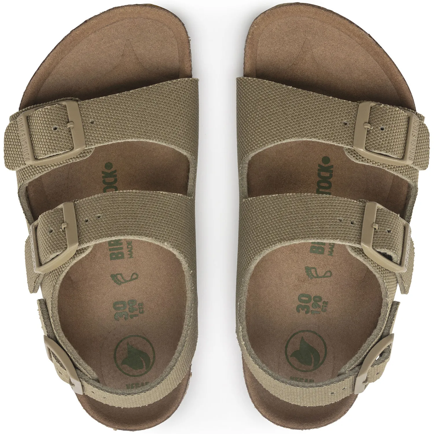 Kinderen Birkenstock Strappy Sandalen-Milano Kids Vegan