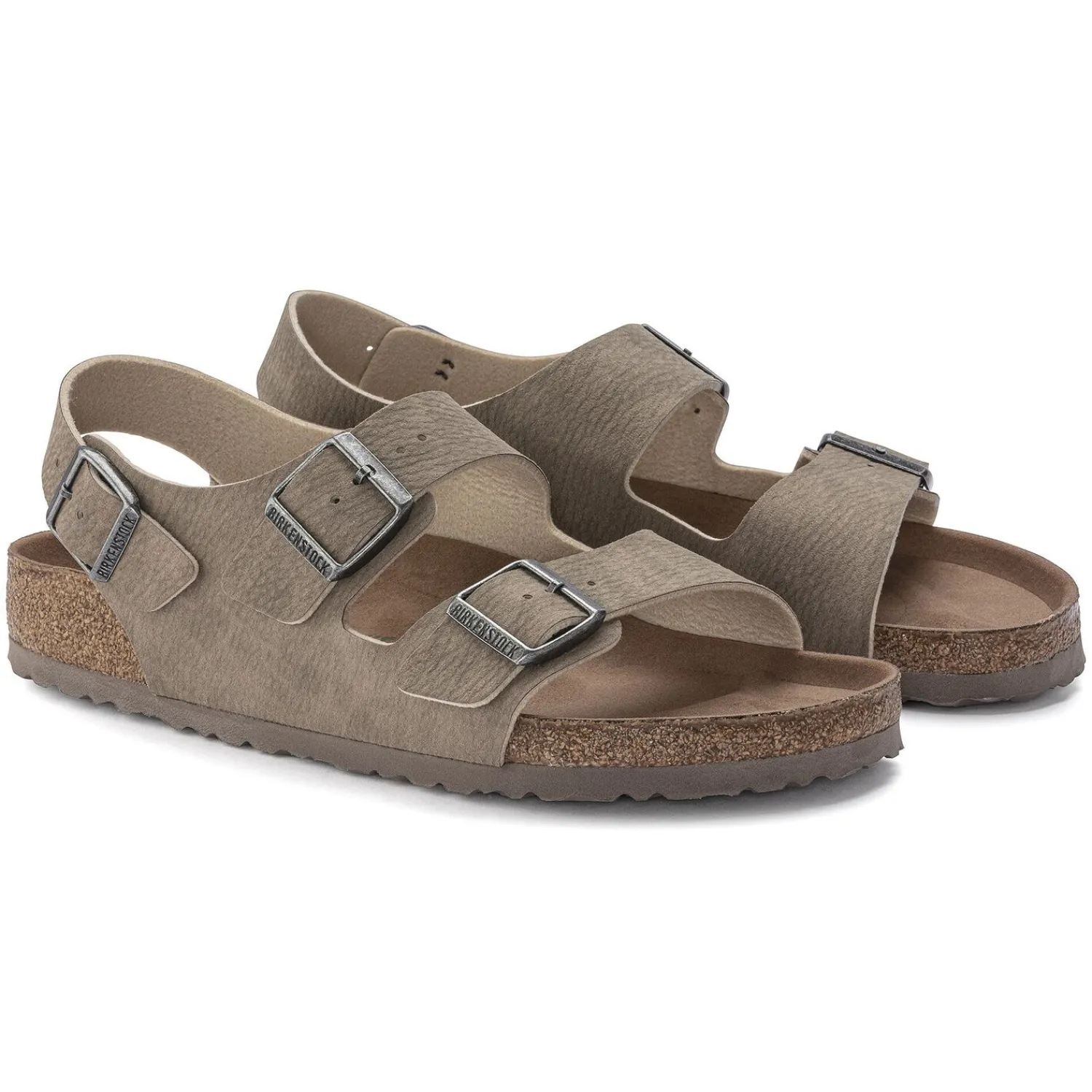 Heren Birkenstock Met Hielriem-Milano Veganistisch