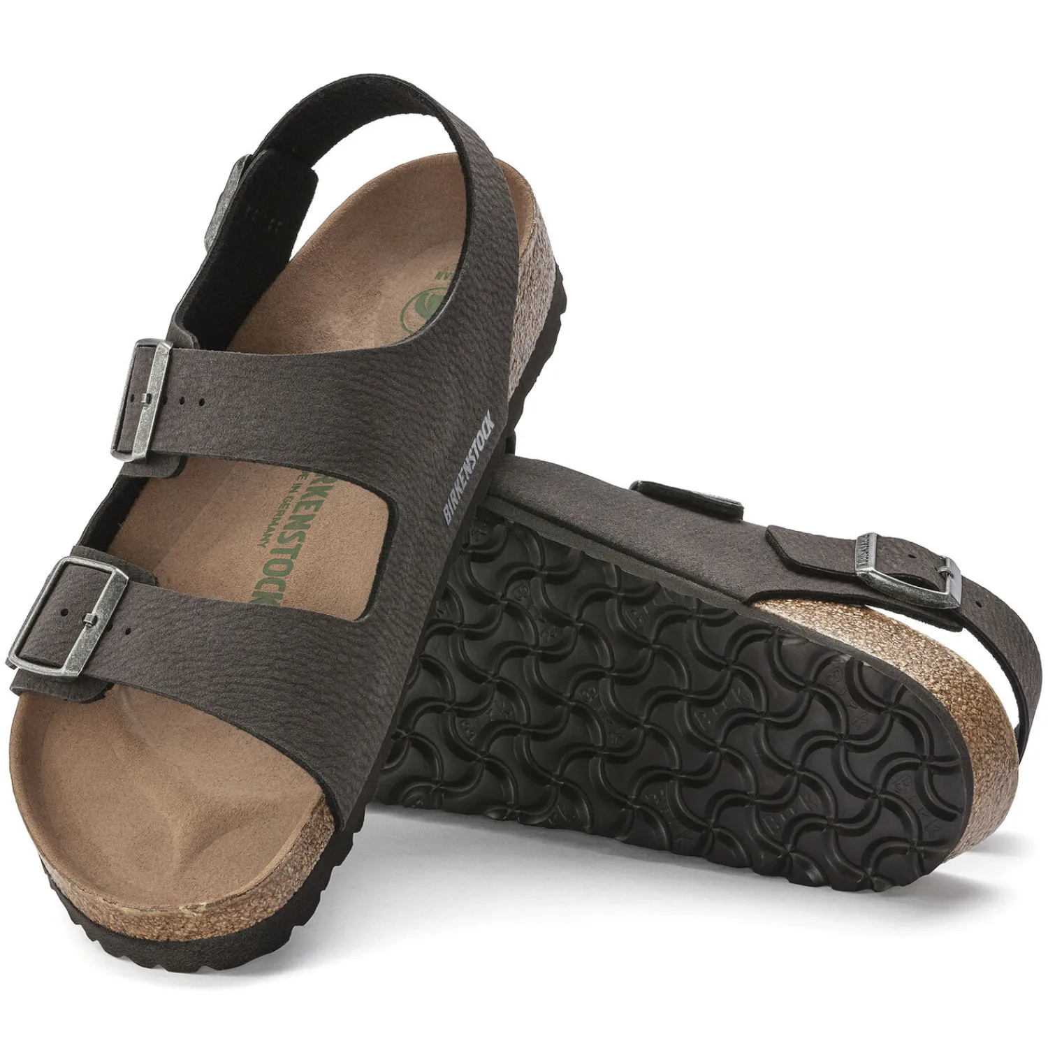Heren Birkenstock Met Hielriem-Milano Veganistisch