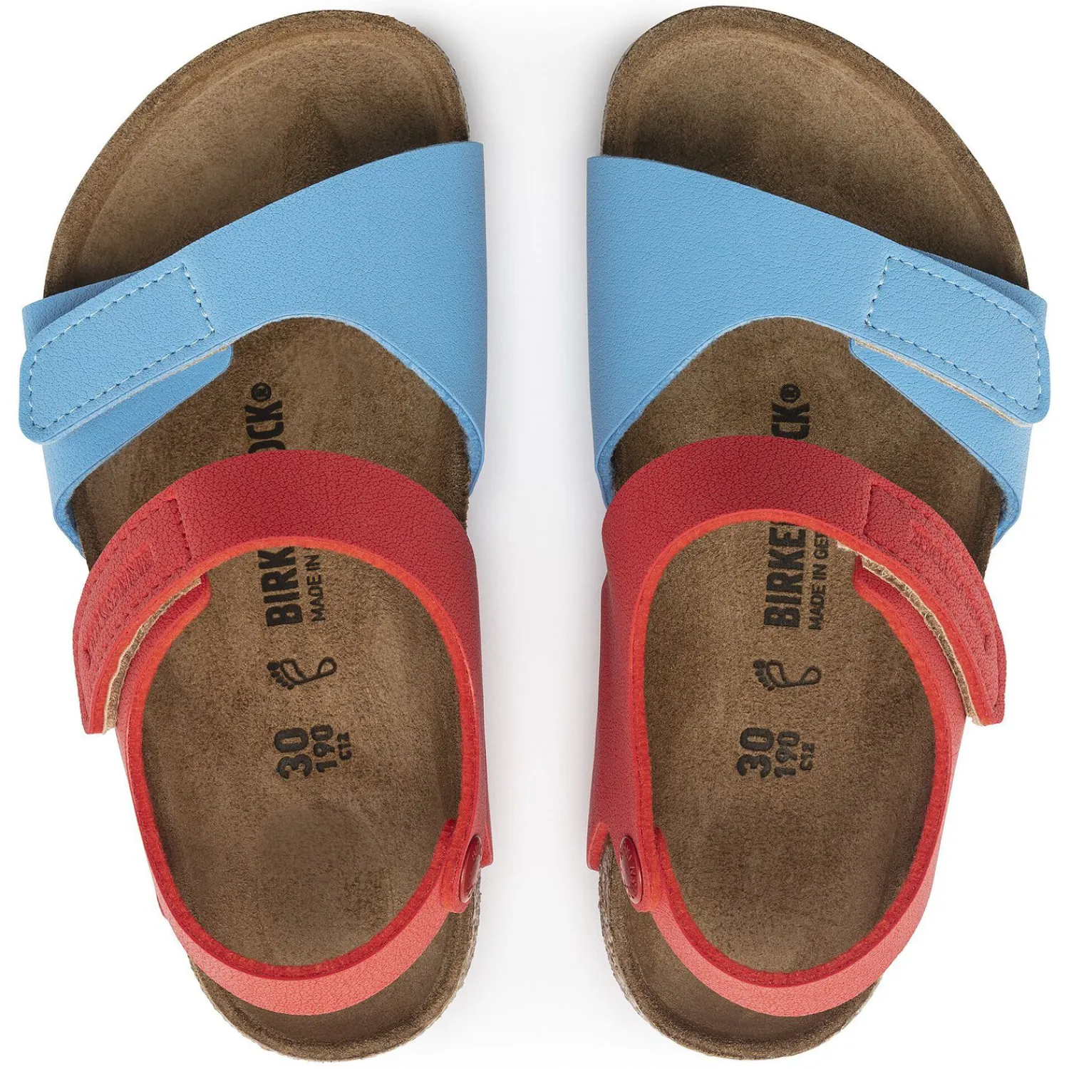 Kinderen Birkenstock Klittenbandsandalen-Palu Kids Logo Bs