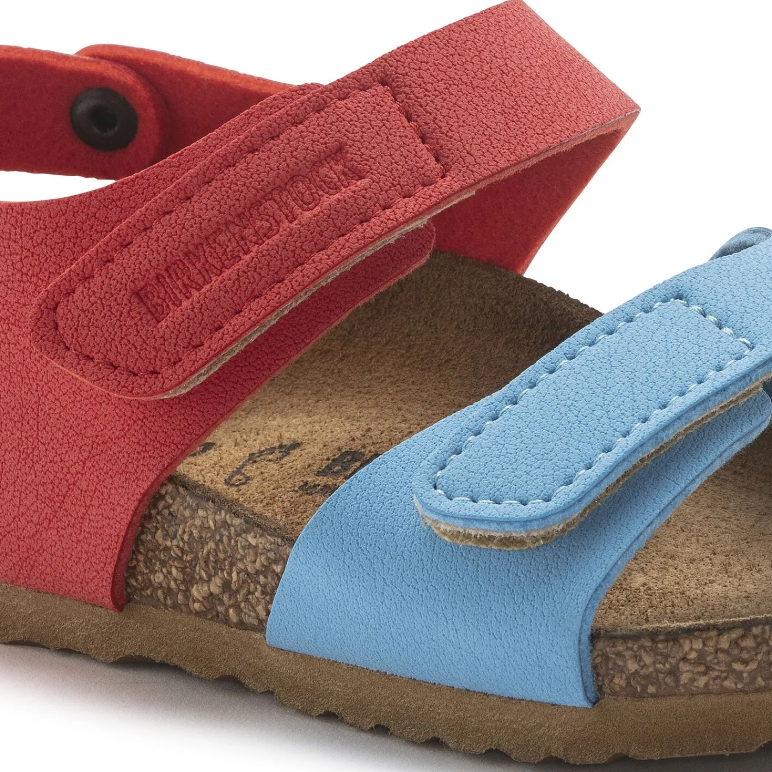 Kinderen Birkenstock Klittenbandsandalen-Palu Kids Logo Bs